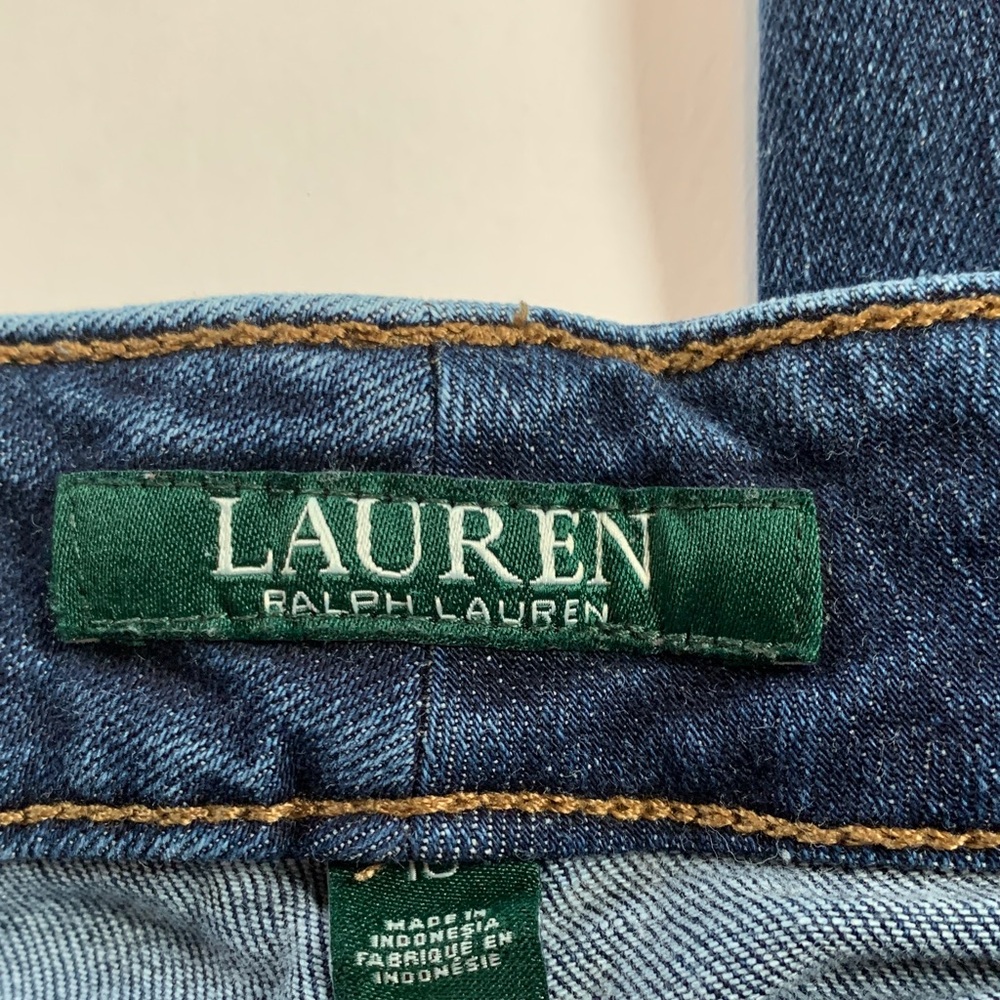 Lauren Ralph Lauren Women's Jeans - style modern straight curvy size 10 - Picture 2 of 9